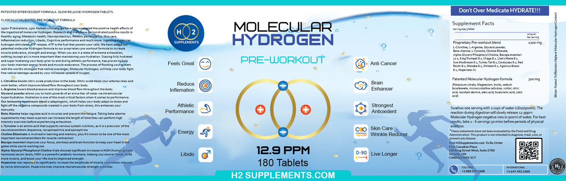 molecular Hydrogen Pre-Workout