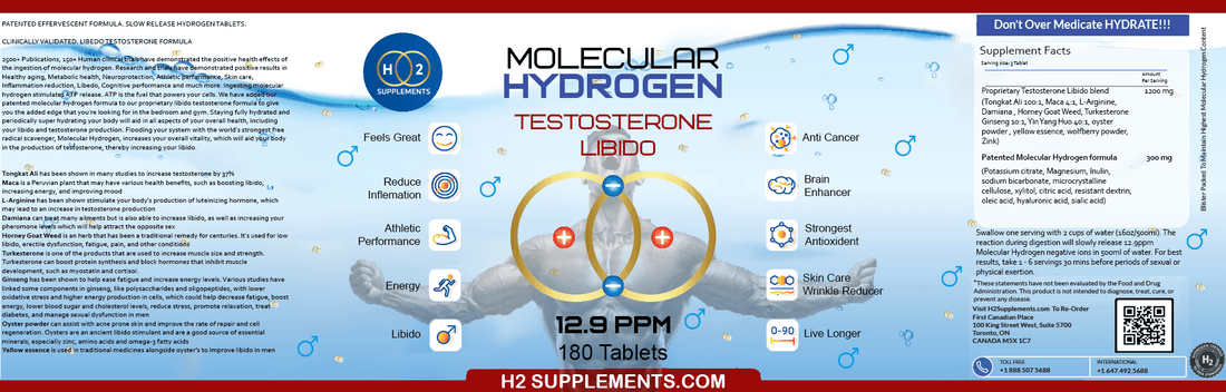 Hydrogen Natural Testosterone Booster