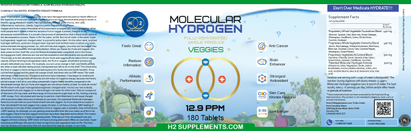 Molecular Hydrogen Veggies