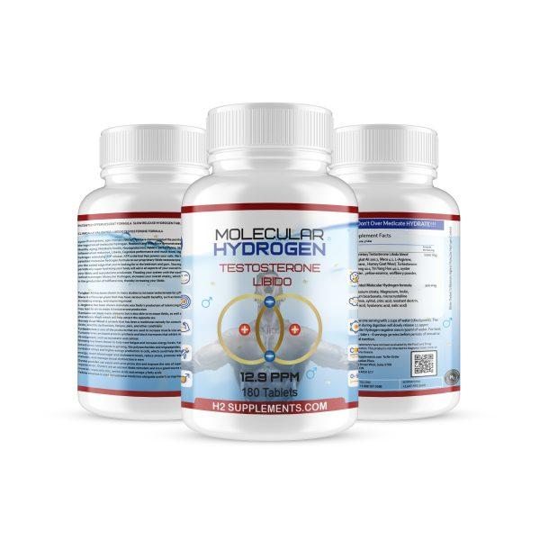 Molecular Hydrogen Testosterone Libido Bottle 180 Tablets
